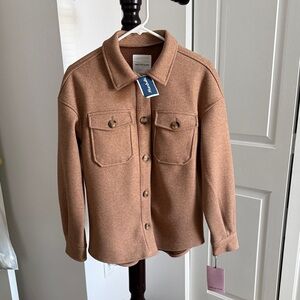 Avec Les Filles Tan Jacket